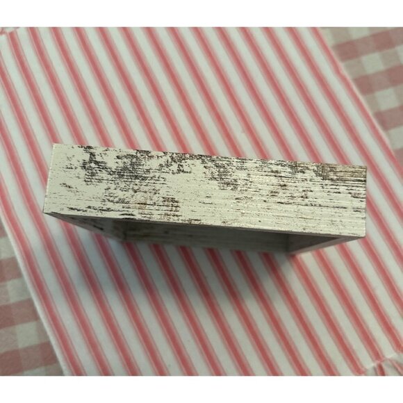 Farmhouse Easter Follow The Bunny Sign 6x6 - Picture 3 of 3